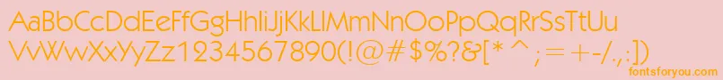More about Kabeln Font Kabeln Font – Orange Fonts on Pink Background