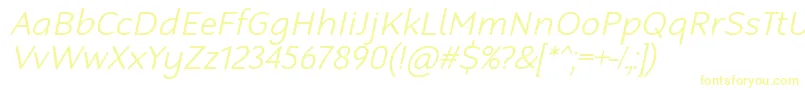 Lisätietoja RobagaRoundedLightItalic-fontista RobagaRoundedLightItalic-fontti – keltaiset fontit
