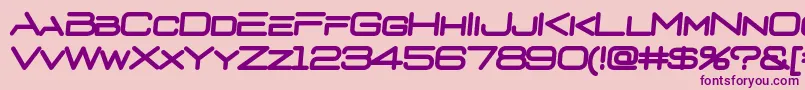 D3euronismBI Font – Purple Fonts on Pink Background