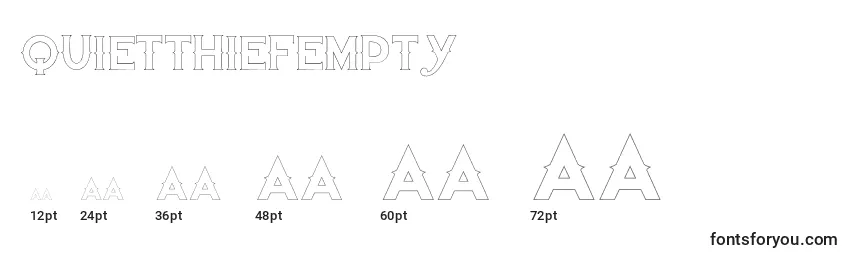 Quietthiefempty (87463) Font Sizes