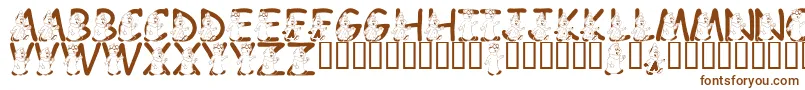 Weitere Informationen zur LmsWereTheChipmunks-Schriftart LmsWereTheChipmunks-Schriftart – Braune Schriften