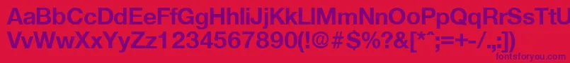 OlnovaBold Font – Purple Fonts on Red Background