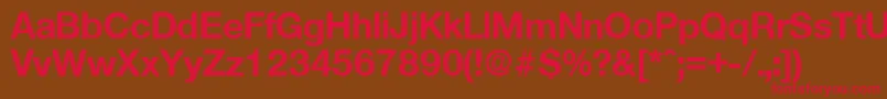 OlnovaBold Font – Red Fonts on Brown Background