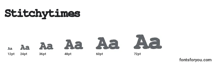 Stitchytimes Font Sizes