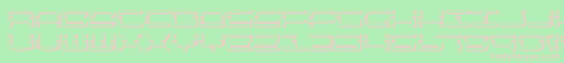 QuickquickShadow Font – Pink Fonts on Green Background