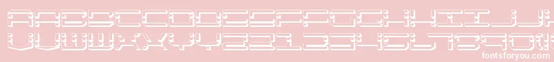 QuickquickShadow Font – White Fonts on Pink Background
