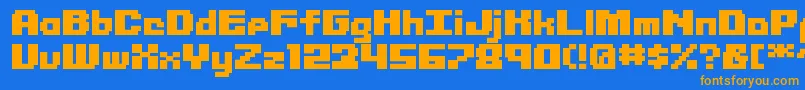 Librium ffy-fontti – oranssit fontit sinisellä taustalla