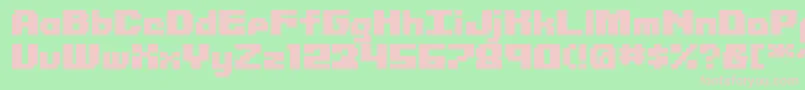 fuente Librium ffy – Fuentes Rosadas Sobre Fondo Verde