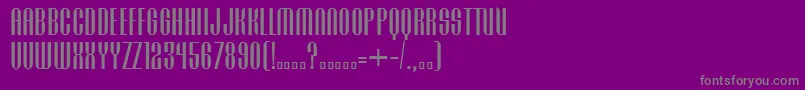 Lisätietoja BenCatNormalNormal-fontista BenCatNormalNormal-fontti – harmaat kirjasimet violetilla taustalla