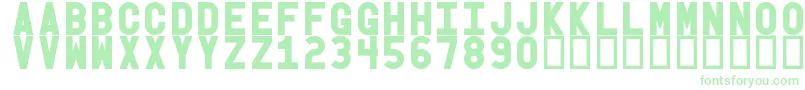 Obgb Font – Green Fonts