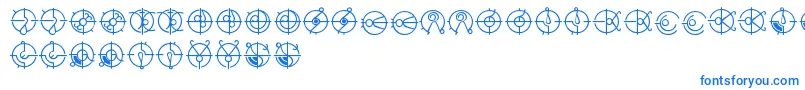 fuente CovenantForerunnerFont – Fuentes Azules Sobre Fondo Blanco