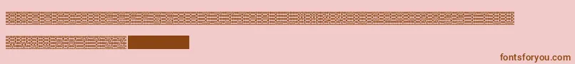 TheIllusionOfTheJesterフォントについての詳細 フォントTheIllusionOfTheJester – ピンクの背景に茶色のフォント