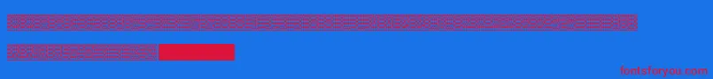 TheIllusionOfTheJester Font – Red Fonts on Blue Background
