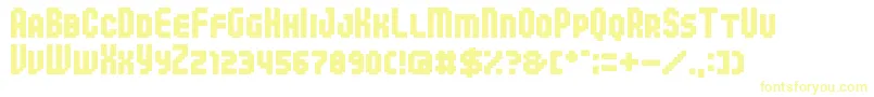 04b 25  Font – Yellow Fonts