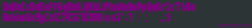 Lloyd Font – Purple Fonts on Black Background
