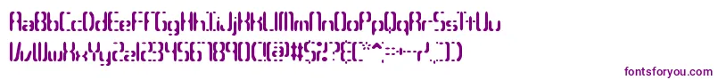 CompliantConfuse3sBrk Font – Purple Fonts on White Background