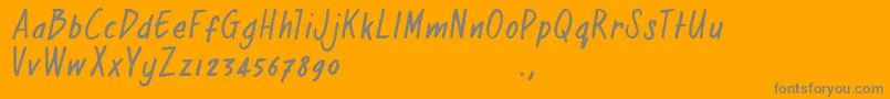 Подробнее о шрифте Rjoetrial Шрифт Rjoetrial – серые шрифты на оранжевом фоне
