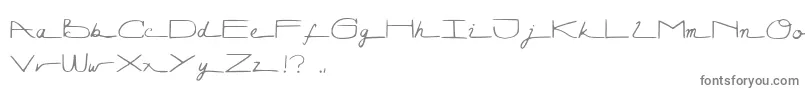 Lunagraph-fontti – harmaat fontit