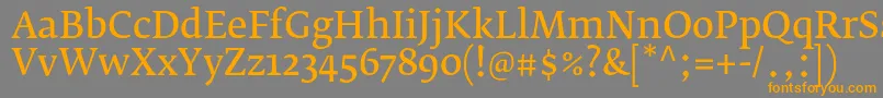 Más sobre la fuente FedraserifbproNormal fuente FedraserifbproNormal – Fuentes Naranjas Sobre Fondo Gris