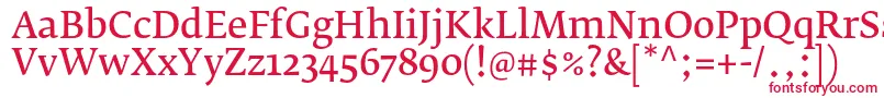 FedraserifbproNormal Font – Red Fonts