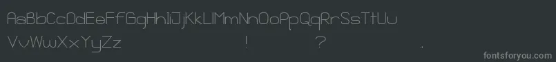 fuente GanixApec – Fuentes Grises Sobre Fondo Negro