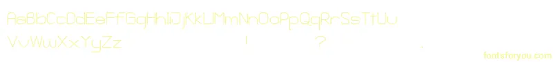 GanixApec-Schriftart – Gelbe Schriften