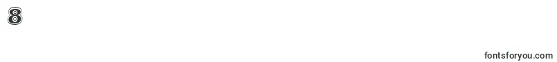 フォントErasContouritcNormal – フォント数字8