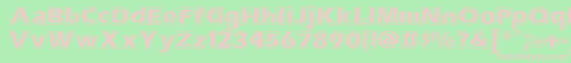 ErasContouritcNormal Font – Pink Fonts on Green Background