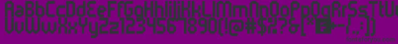 5metrikBoldCondensed Font – Black Fonts on Purple Background