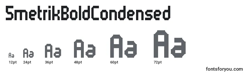 Размеры шрифта 5metrikBoldCondensed