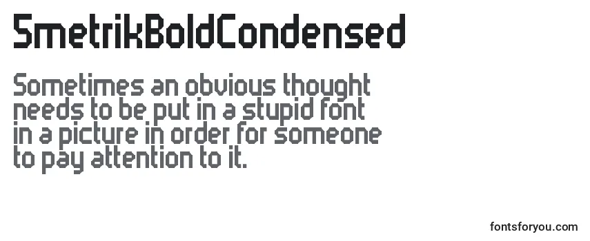 5metrikBoldCondensed-fontti