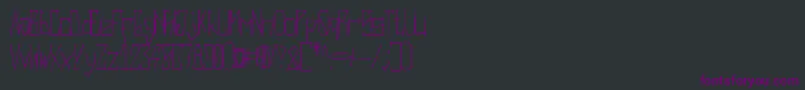 More about HarshRegular Font HarshRegular Font – Purple Fonts on Black Background