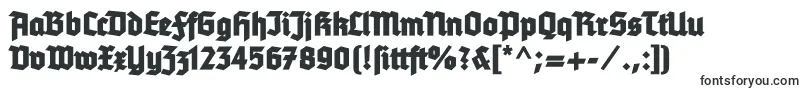 Шрифт Tannenbergfett – шрифты, начинающиеся на T