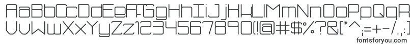 Шрифт FhBlue – промышленные шрифты