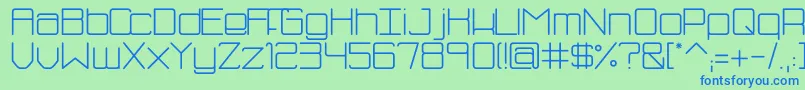 FhBlue Font – Blue Fonts on Green Background