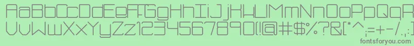 FhBlue Font – Gray Fonts on Green Background