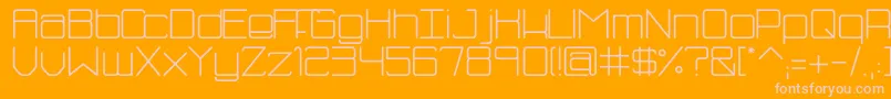 More about FhBlue Font FhBlue Font – Pink Fonts on Orange Background