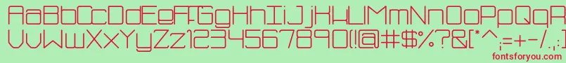 FhBlue Font – Red Fonts on Green Background