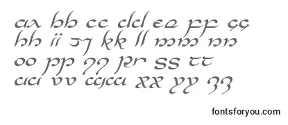 Halfelvenexpandital Font