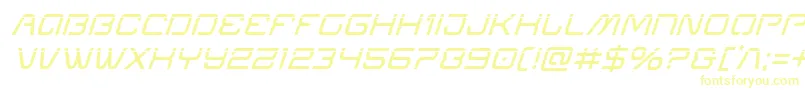 Miraclemercurylaserital Font – Yellow Fonts