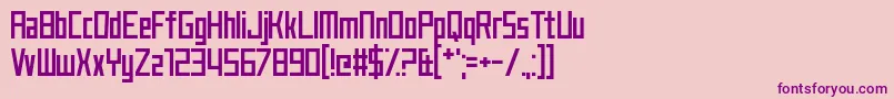 JustMyType Font – Purple Fonts on Pink Background