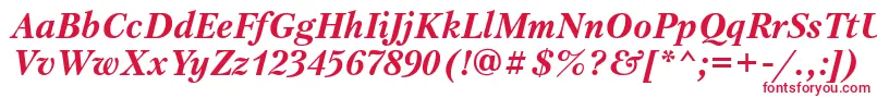 PetersburgtttBolditalic Font – Red Fonts