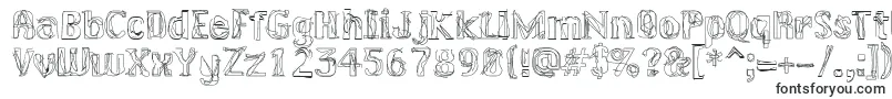 Lakestreet-fontti – vääristyneet fontit