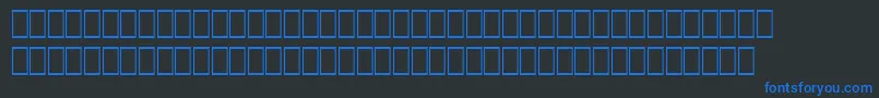 Wpsi14n Font – Blue Fonts on Black Background