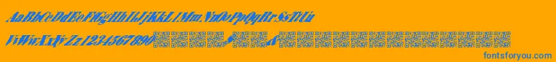 More about Breakingnews Font Breakingnews Font – Blue Fonts on Orange Background