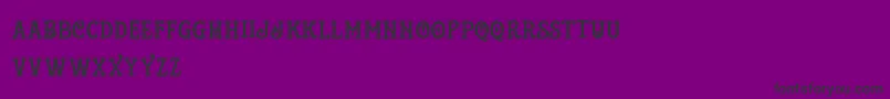 フォントTattooShop – 紫の背景に黒い文字