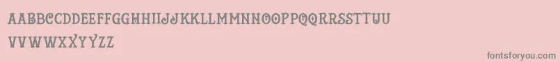 フォントTattooShop – ピンクの背景に灰色の文字