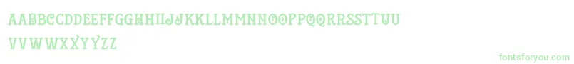 TattooShop-fontti – vihreät fontit valkoisella taustalla