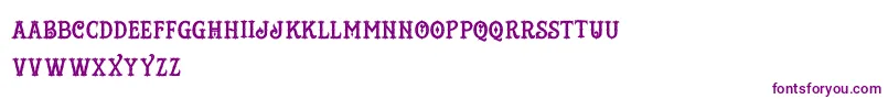 フォントTattooShop – 白い背景に紫のフォント
