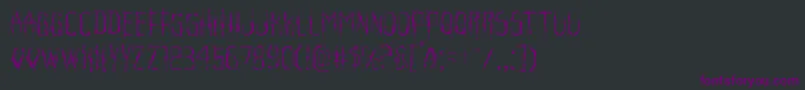Horroroidlight Font – Purple Fonts on Black Background